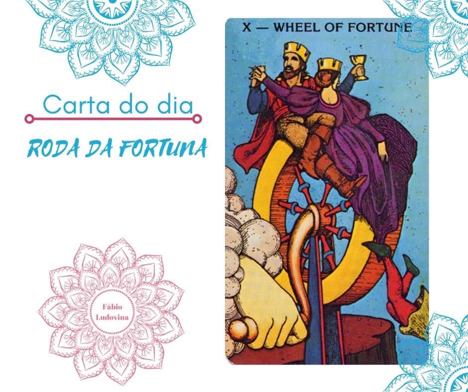 Carta Tarot para 10-09-2024 Esta carta vem nos ensinar a lidar com a imprevisibilidade da vida. Ora se está em cima ora se está em baixo. Desta forma hoje seja flexível e esteja preparado para se adaptar a mudanças. Novos ciclos de vida podem ser ainda mais fascinantes que aqueles que terminam. Fábio Ludovina www.fabioludovina.com