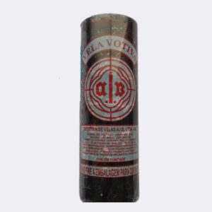 Vela 7 dias Preta Votiva