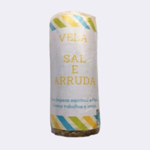 Velão de Ritual de Sal e Arruda