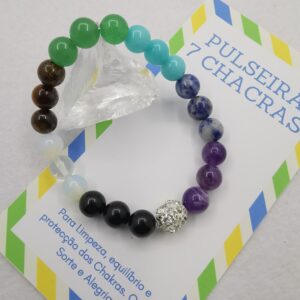 Pulseira Pedras 7 Chakras
