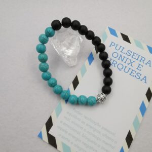 Pulseira Onix E Turquesa