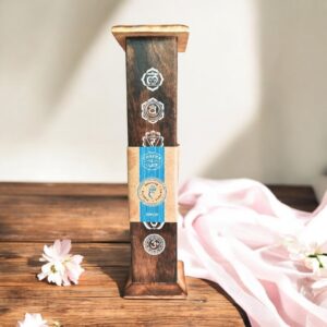 Incensário De Madeira Vertical