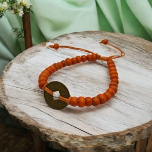 Pulseira Feng Shui Laranja