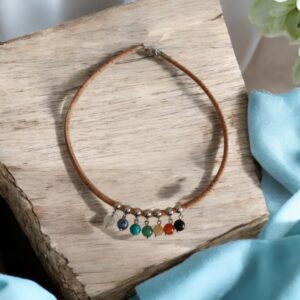 Colar Cortiça 7 Chakras