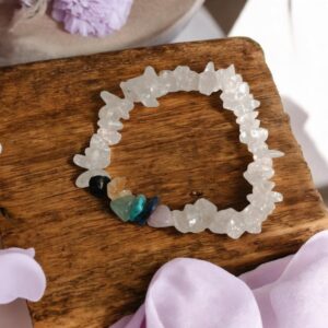 Pulseira Pedras 7 Chakras Cristal