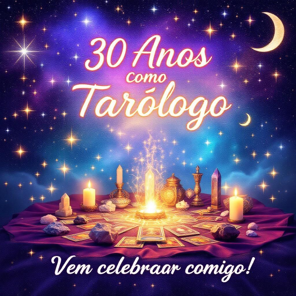 Faz precisamente a esta hora, que há 30 anos dei a minha primeira consulta de Tarot! Hoje celebro 30 Anos de carreira. Um percurso cheio de aprendizagens, desafios e muita gratidão por esta caminhada. Obrigado a todos vocês que estiveram e estão comigo neste percurso. Fabio Ludovina www.fabioludovina.com