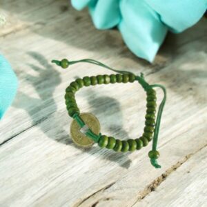 Pulseira Feng Shui Verde Lima
